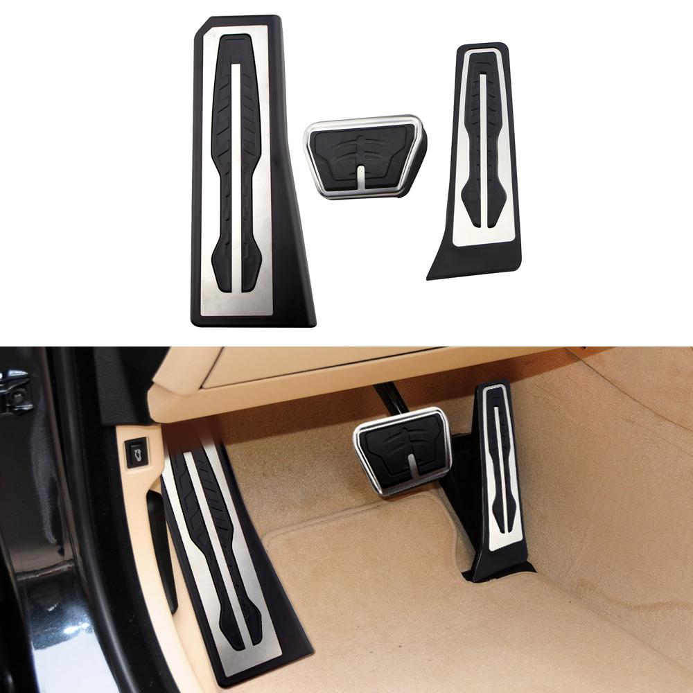Car Pedal Cover for BMW 5 Series F10 F11 523i 528i 530i 535i 550i 2011 - 2017 LHD Gas Brake Rest Pedals Pad Accessories