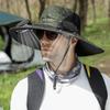 Мужская водонепроницаемая рыбацкая шляпа с защитой от УФ-излучения, работающая от солнечной энергии, для летних активностей на открытом воздухе