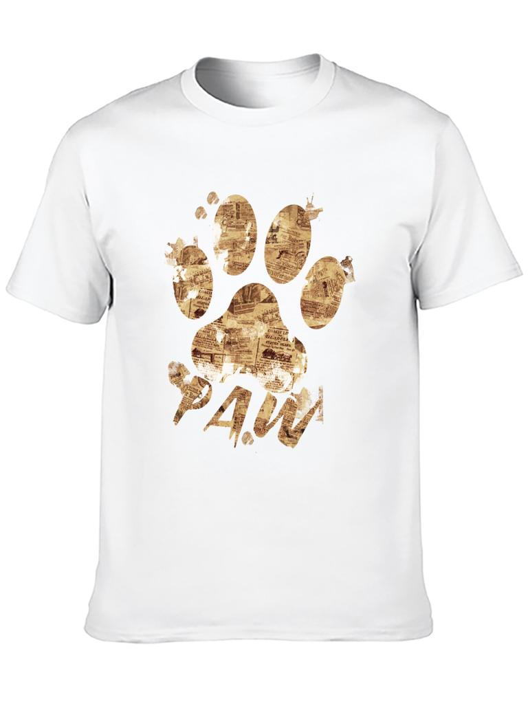 Top Short Sleeve Paw Anime T Shirt Hip Hop Fashion Country Music Movie Peripheral