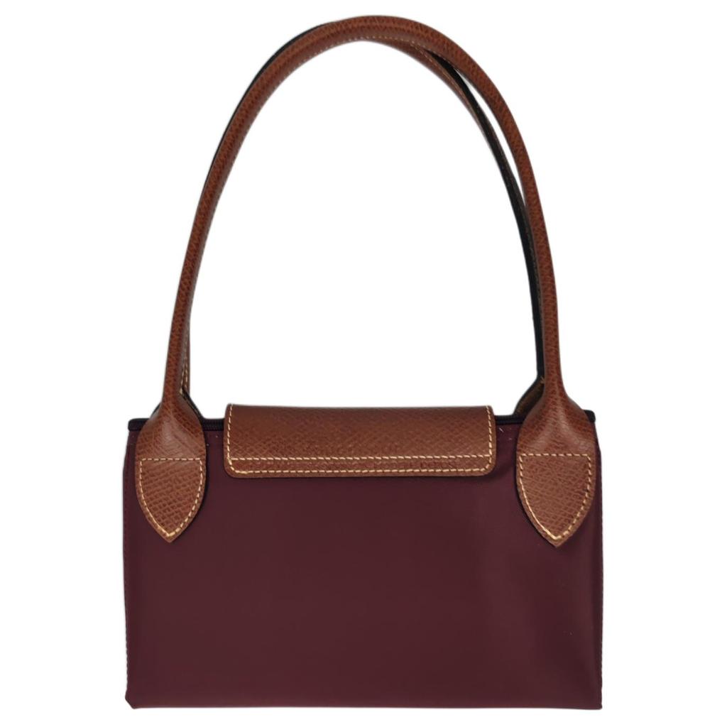 Longchamp Сумка через плечо Le Pliage с логотипом и застежкой-кнопкой из переработанного полиамида Medium Женская сумка через плечо Бордовый 2605089P87