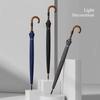 Long Handle Umbrella Anti Fouling Windproof 16 Bones Umbrellas Whole Fiber Simple Wear Resistant and Anti Slip Business Umbrella