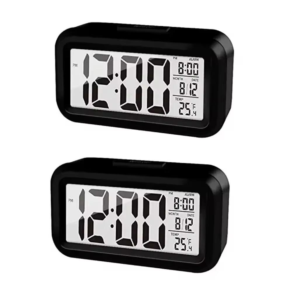 1pc LED Multifunction Digital Alarm Clock  Electronic Backlight Table Clock Backlight Data Time Calendar Desktop Smart Clock