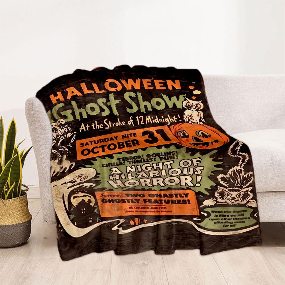 Halloween 45 Blanket Soft & Cozy Suitable for Bed Picnics Bedding for All Seasons Modern Style Ideal Gift for Friends Family Couples Picnic