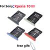 Лоток для SIM-карты Лоток для карты Micro SD Для Sony Xperia 10III XQ-BT52 SO-52B Mark3 X10III Выдвижной ящик слота для карты Выдвижной ящик держателя лоток для чип-карты