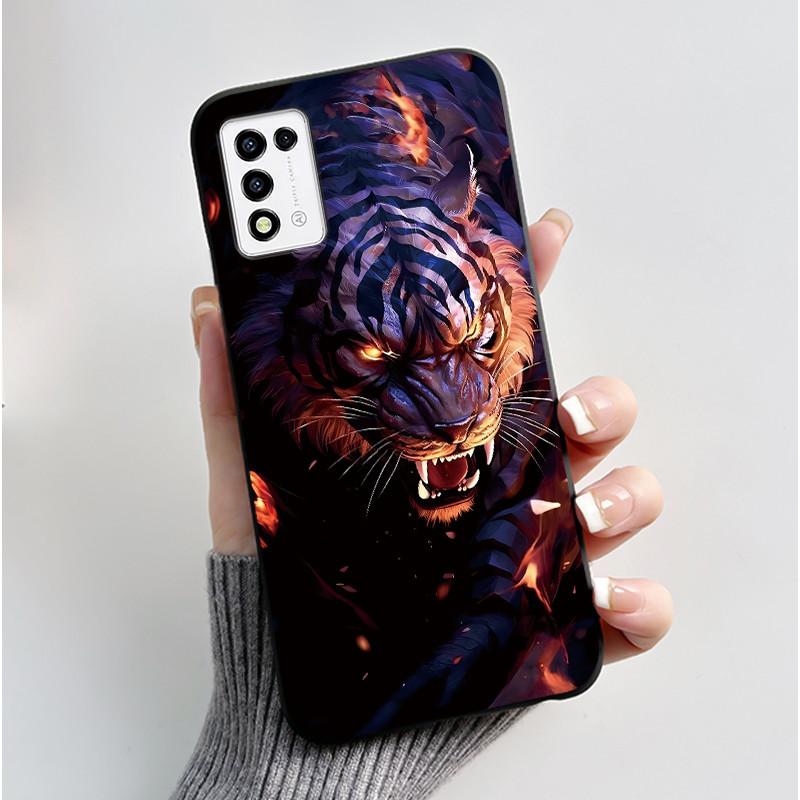 For ZTE Libero 5G III,  A202ZT Soft Silicone Black Case For ZTE Libero 5G II, A103ZT Popular Pattern Panda Shockproof Shell