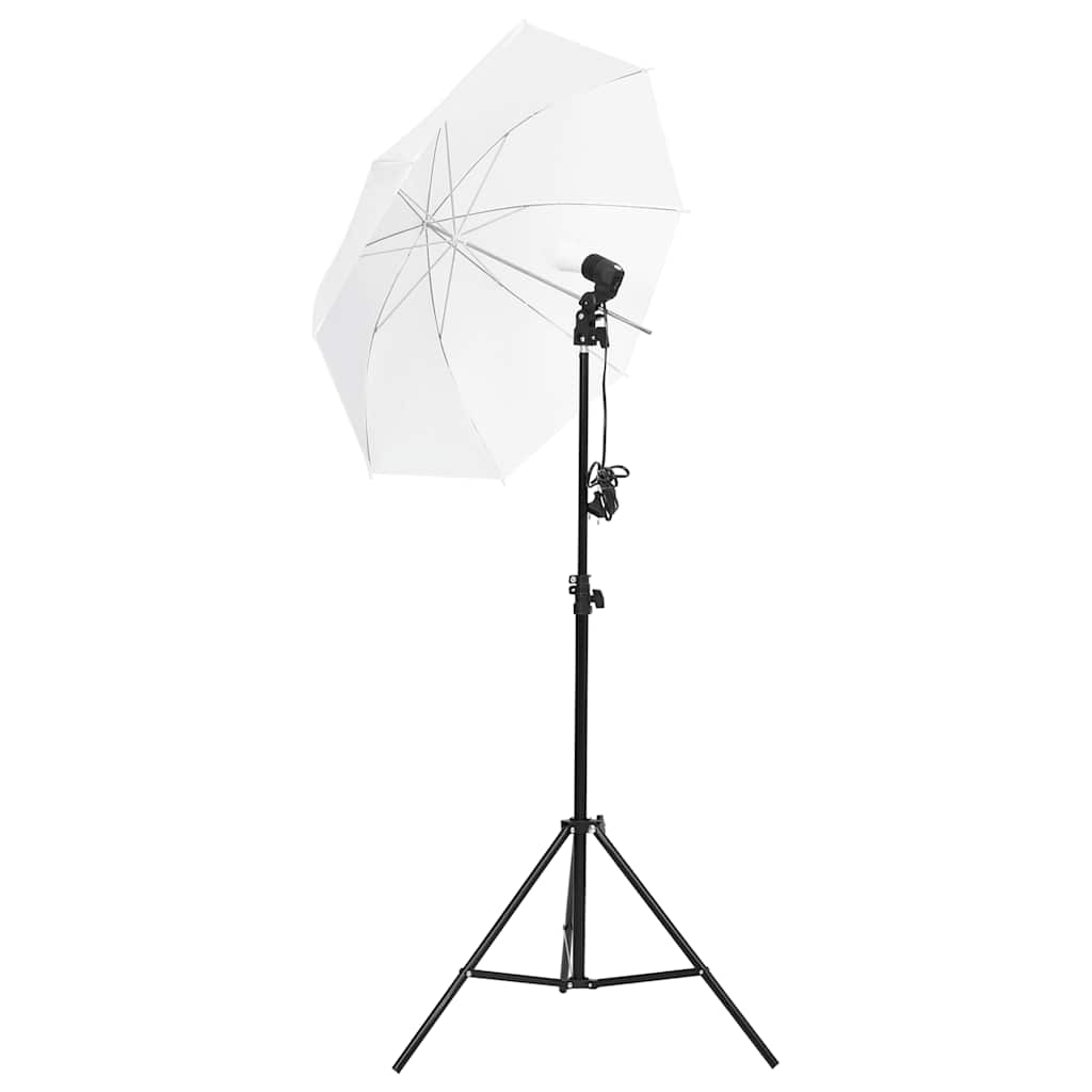 Photo Studio Lighting Set with Stands and Umbrellas