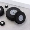 Black 1" - 3"Inch EVA Sponge RC Airplane Replacement Tail Wheels Plane Toy Parts Wheel Hub