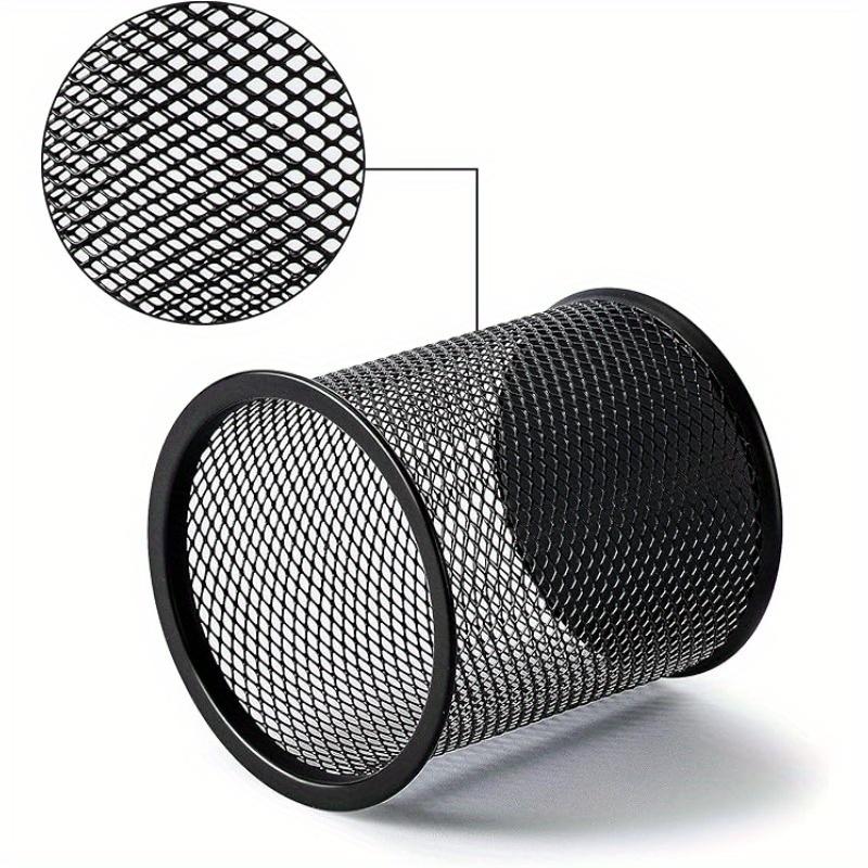 12-pack metal pen holder, wire mesh pen holder, portable pen storage box, pencil holder, suitable for office desk