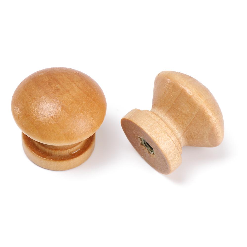Furniture Fitting Wardrobe Pulls Cabinet Door Handle Cabinet Pulls Drawer Knob Natural Wooden