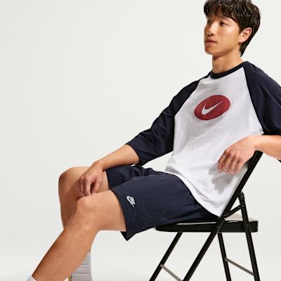 Men's Shorts Nike Sportswear Club Sports Shorts Men's Obsidian Color Moderate