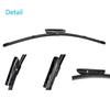 Автомобильные щетки стеклоочистителя для Hyundai Palisade 2017 2018 2022, переднее лобовое стекло, безрамное, для очистки снега, резиновые аксессуары