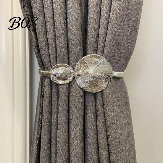Easy Install Curtain Tieback Buckle, with High-Elastic Spring Holdbacks, Simple Style No-Drill High Elasticity Clip Clip, for Home Decor And