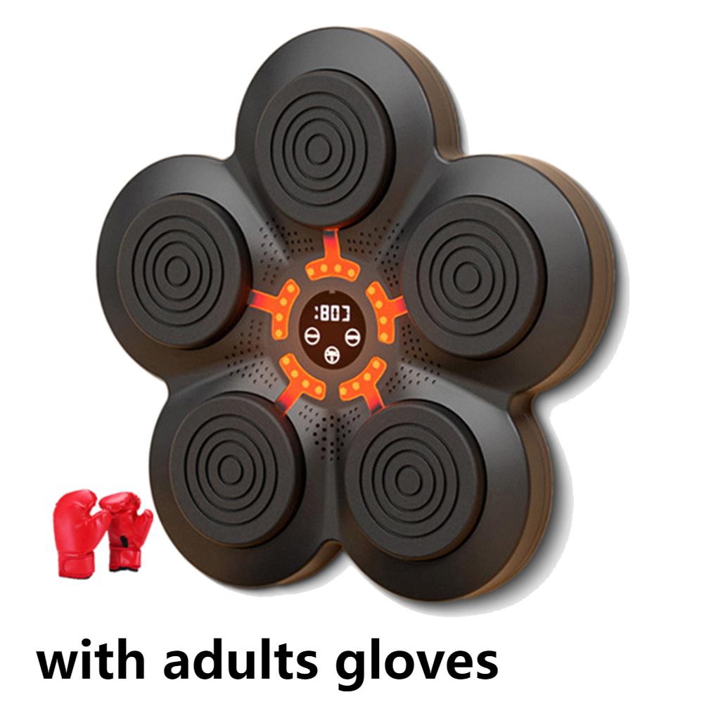 New Music Boxing Machine Boxing Training Punching Equipment BT Link Wall Mounted Boxing Wall Target for Kids Adults Exercise