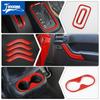 21 PCS Car Steering Wheel Air Conditioning Vent Gear Cup Holder Interior Decoration Accessories for Jeep Wrangler JK 2011-2017 ALW1