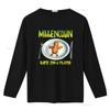 Millencolin Life On A Plate Принт Унисекс Черная Футболка Размеры S 3xl Винтажная Стирка Удобная Дышащая Стильная Уличная Одежда