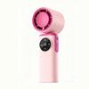 2026 Handheld Turbo Fan with Digital Display, 199 Speeds & Ice Pack Cooling, Three-Fold Design with Lanyard