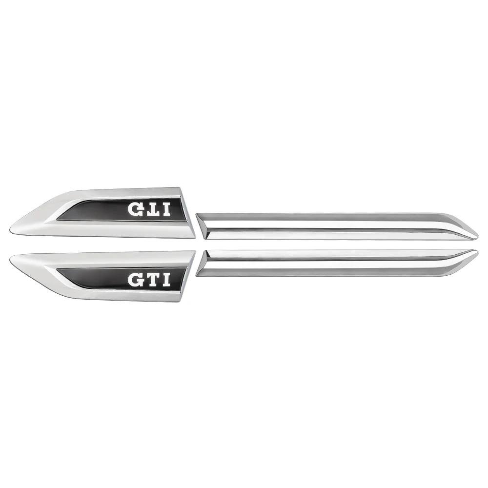 VW GTI GOLF 2026 Hot For VW VOLKSWAGEN 2pcs ABS GTI 4 Motion R RLINE Letter Car Fender Side Wing Emblem Badge Stickers For VW Vo