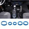 5шт кондиционер аудио переключатель ручка кольцо накладка для Ford Bronco 2021 2022 синий