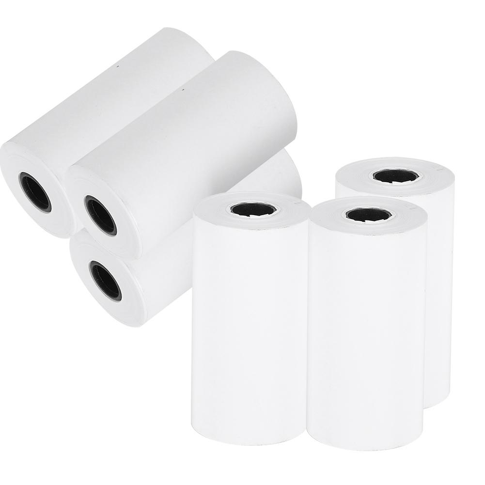 6 Rolls 57x30mm Thermal Receipt Paper Professional Printing Accessory for Small Printer