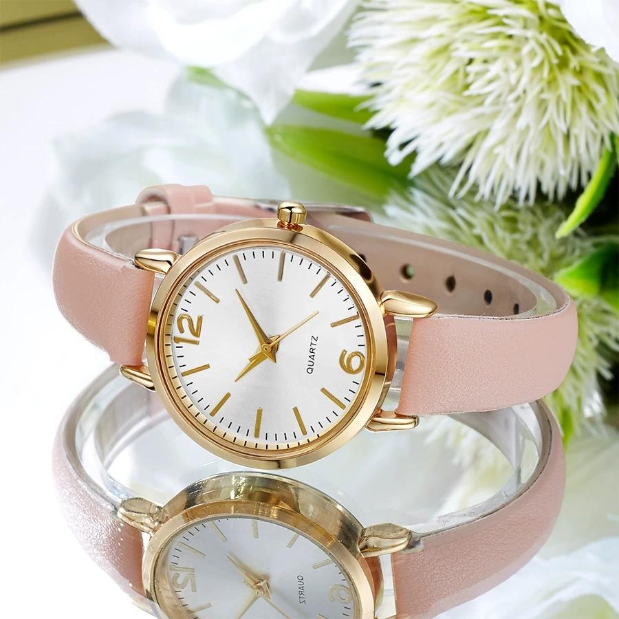 New Fashion Woman Luxury Business Leather Watch Women Retro Wrist Watches Students Casual Quartz Watches For Gifts Reloj Mujer