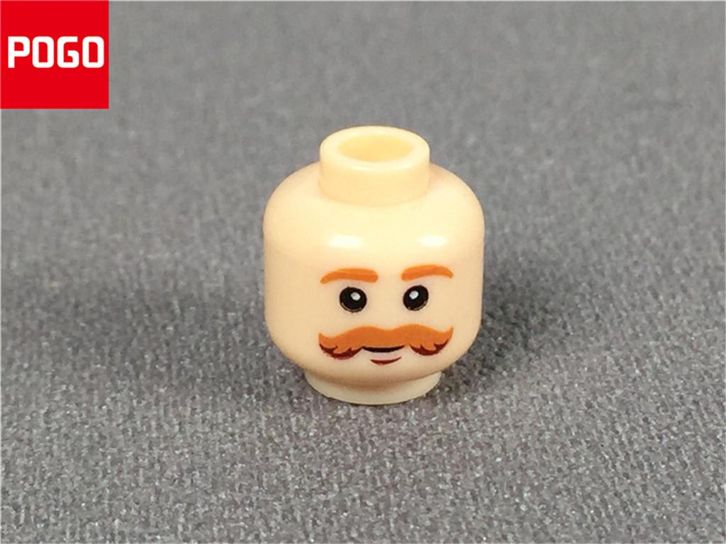 10 шт./лот MOC Кирпичи Фигурка Мужская и Женская Голова Лицо Выражение DIY Совместимые Мини-Куклы Строительные блоки игрушки для Детей подарки