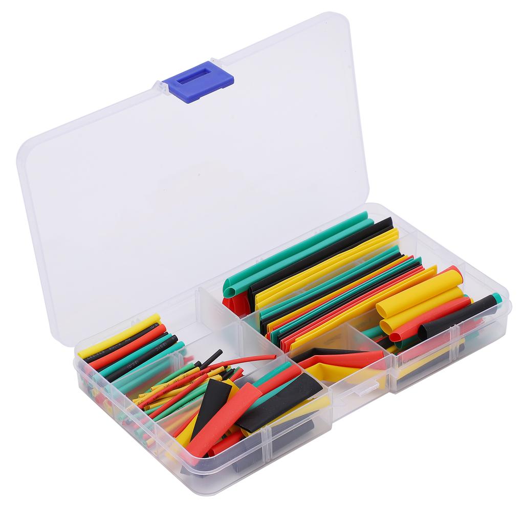 164pcs Heat Shrink Tubing Sleeving 2:1 Ratio Insulation Electrical Wire Cable Wrap Assortment
