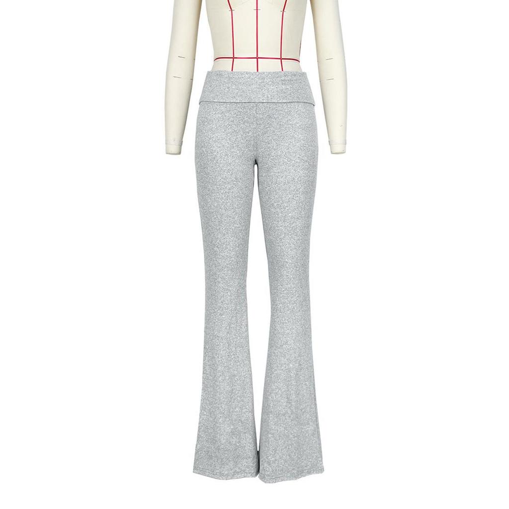 GL6686 Модные женские облегающие расклешенные брюки с заниженной талией - европейский и американский стиль