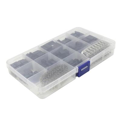 620 шт. Наборы обжимных контактов «папа-мама», разъемов, 2,54 мм, перемычки, штыревые планки, корпуса. Простые в использовании