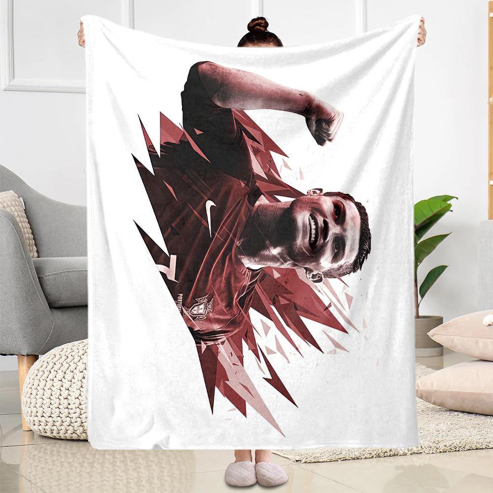 Cristiano Ronaldo Blanket Warmthful Decor Suitable For Office Chair Livingroom Chair For All Occasions Modern Best Holiday Gift For Friends Family