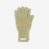 INSILENCE WOMEN Feather Finger Gloves GREEN