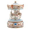 Rotating Horse Style Music Box Musical Box with Colorful Lights Valentine"s Day Gift Home Decor