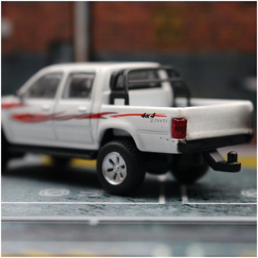 1:64 Pickup Truck Miniature JKM 1/64 Toy Car Vehicle Premium Model Free Wheels Diecast Metal Alloy Collection Gift