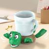 Plastic Desk Decoration Figurines Anti Scalding Creative Turtle Ornament Insulated Cup Mat for Coffee Table Tabletop Protection