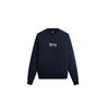 Kith Коллаборация X Peanuts Осень/Зима 23 Однотонный классический свитшот с круглым вырезом Унисекс свитшот Темно-синий KHM031151-413