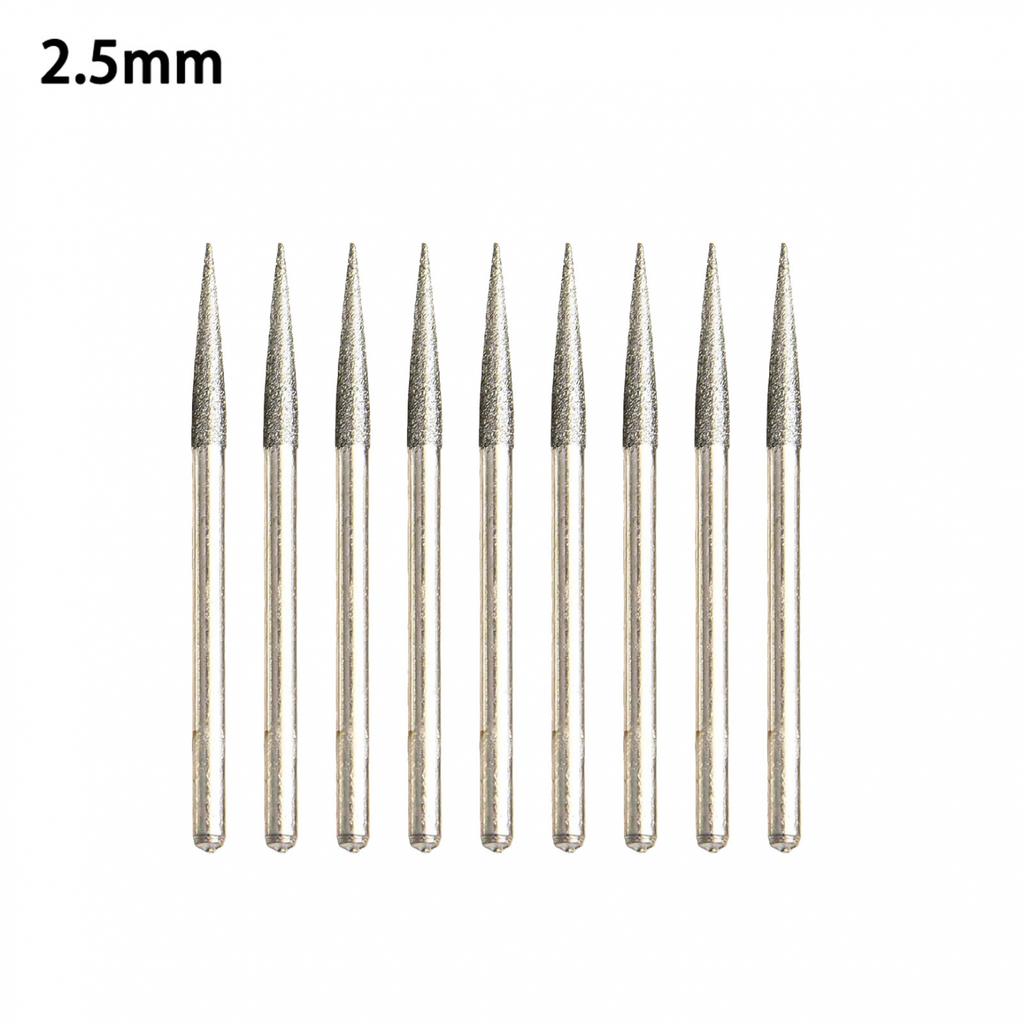 Алмазная шлифовальная головка 10 шт. D Игла Резьбовой инструмент для стекла, нефрита, камня