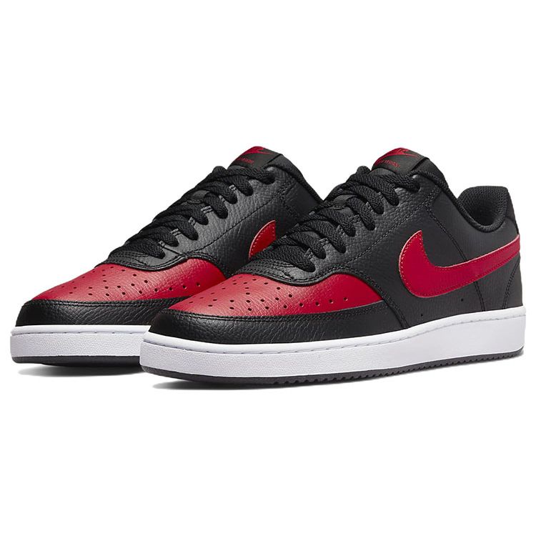 Nike Court Vision 1 Low Мужские Черный Университетский Красный Белый DV6488-001
