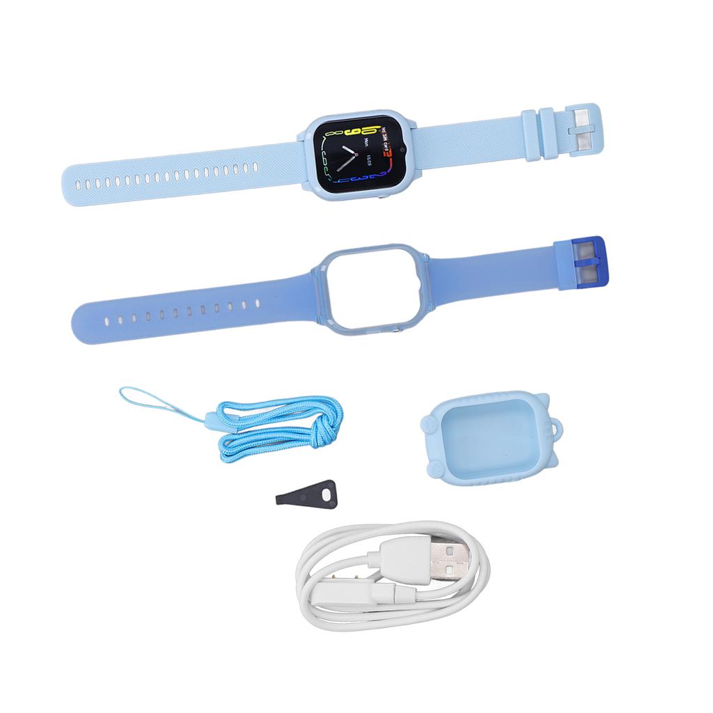 Детские умные часы с высоким разрешением, большим экраном, голосовыми сообщениями, видеозвонками, многофункциональными 4G