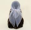 Suitable for all seasons Fashion  Yarn Square Scarf Rhinestone Shinny Lace Headband  Breathable Bandana For Women Elegant Turban