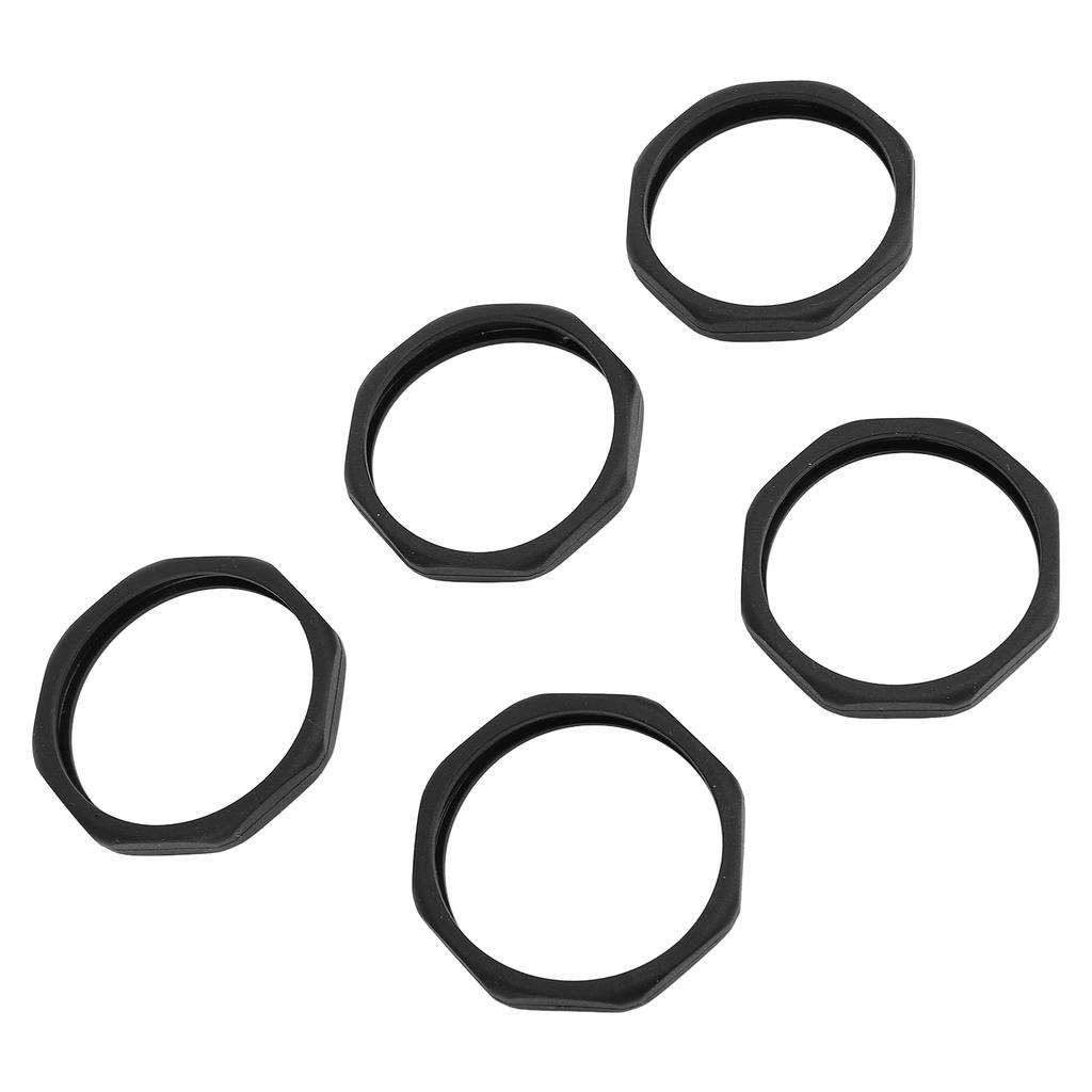 5 шт. кольцо для микрофона, противоскользящее, силиконовое, круглое, для микрофона, противоскользящее, набор для вечеринок KTV, конференций