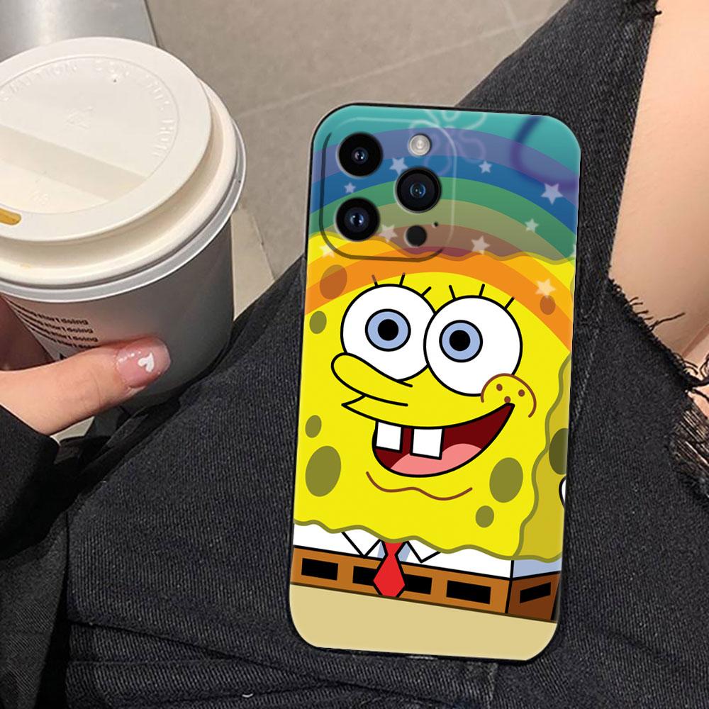 Чехол для телефона P-Патрик Звезда S-Губка Боб Для iphone Apple 17 AIR 16E 16 15 14 13 12 11 Pro XR Max 8 7 Plus ТПУ Чехол Оболочка