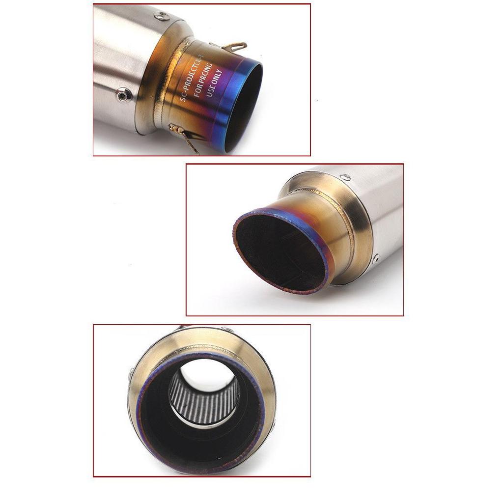 Ninja Z250 R6 CBR GSX1000 ZX6R R25R3R1 Motorcycle Sports Car Loud Exhaust System