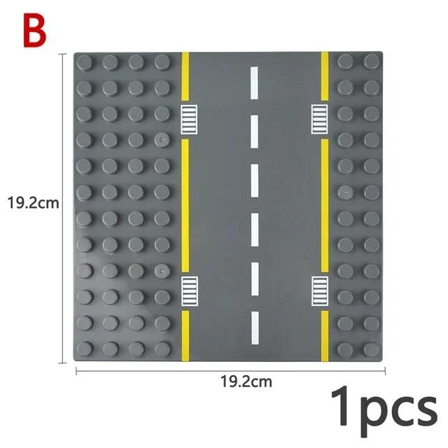 Duploes Big Size Baseplate Multiple Sizes 16x16 8x8 4x4 Bricks Assembly Plates Large Particles Figures Building Blocks Kid Toys