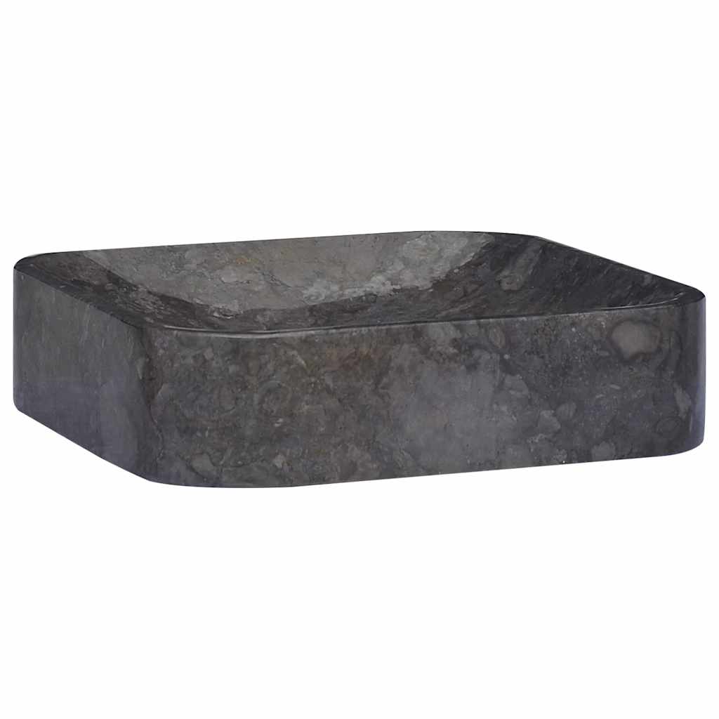 Black Wash Basin 40 x 40 x 10 cm Marble