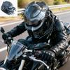 HOT Racing Predator Карбоновый Мотошлем-Интеграл - Сертифицированный DOT & ECE Ретро Крутой Гоночный Шлем с Полным Покрытием