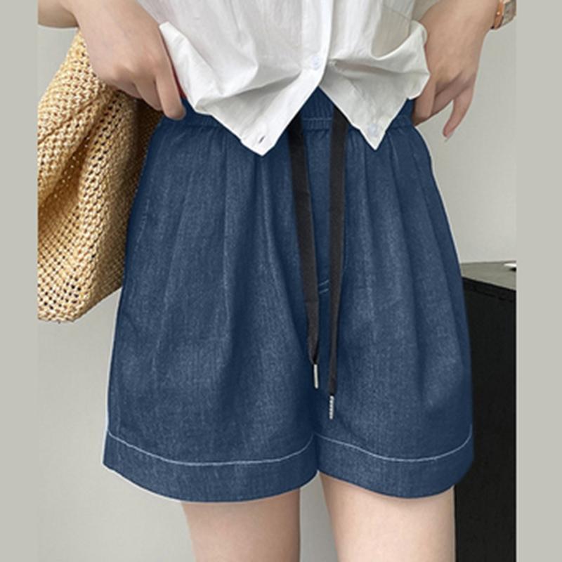 ZANZEA Женские повседневные свободные летние шорты с эластичной резинкой на талии