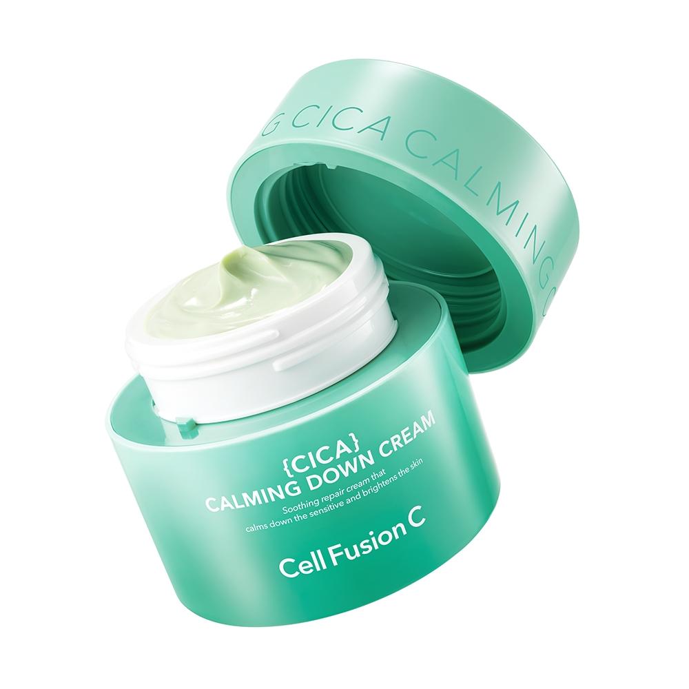 Cell Fusion C [sensitive Skin Soothing   Cooling Moisture Cream] Cell Fusion C Post Alpha CiCa Calming Down Cream 50ml projeCt  +50ml Refill 