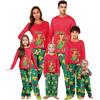 Christmas Print Cute Family Set Pajamas, Home Clothes, Family Set Long Sleeve Top Pants Set
