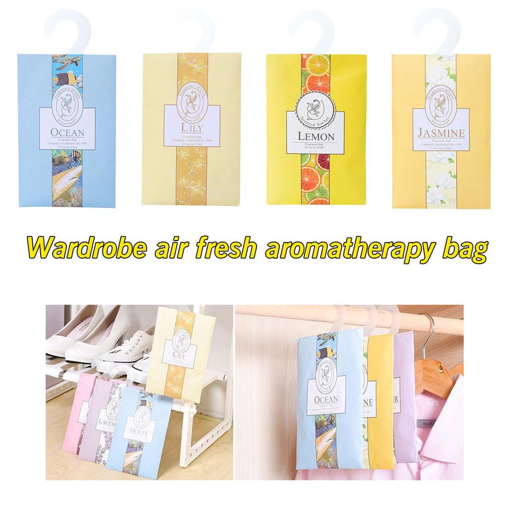Hanging Scented Wardrobe Clothes Freshner Fragrant Sachet Home Car Fragrance Bag