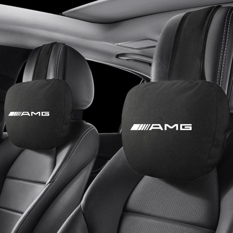 For Mercedes Benz W205 W177 W212 W213 W221 W220 W176 ML GT AMG Car Headrest Neck Support Seat Lumbar Cushion Soft Neck Pillow BB1