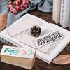 Деревянные пустые закладки для книг, поделки из дерева, закладки для книг, деревянные прямоугольные закладки-подвески, Декор для дня рождения